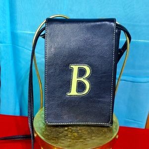 Retr0 90s Liz Claiborne "B" mini crossbody purse